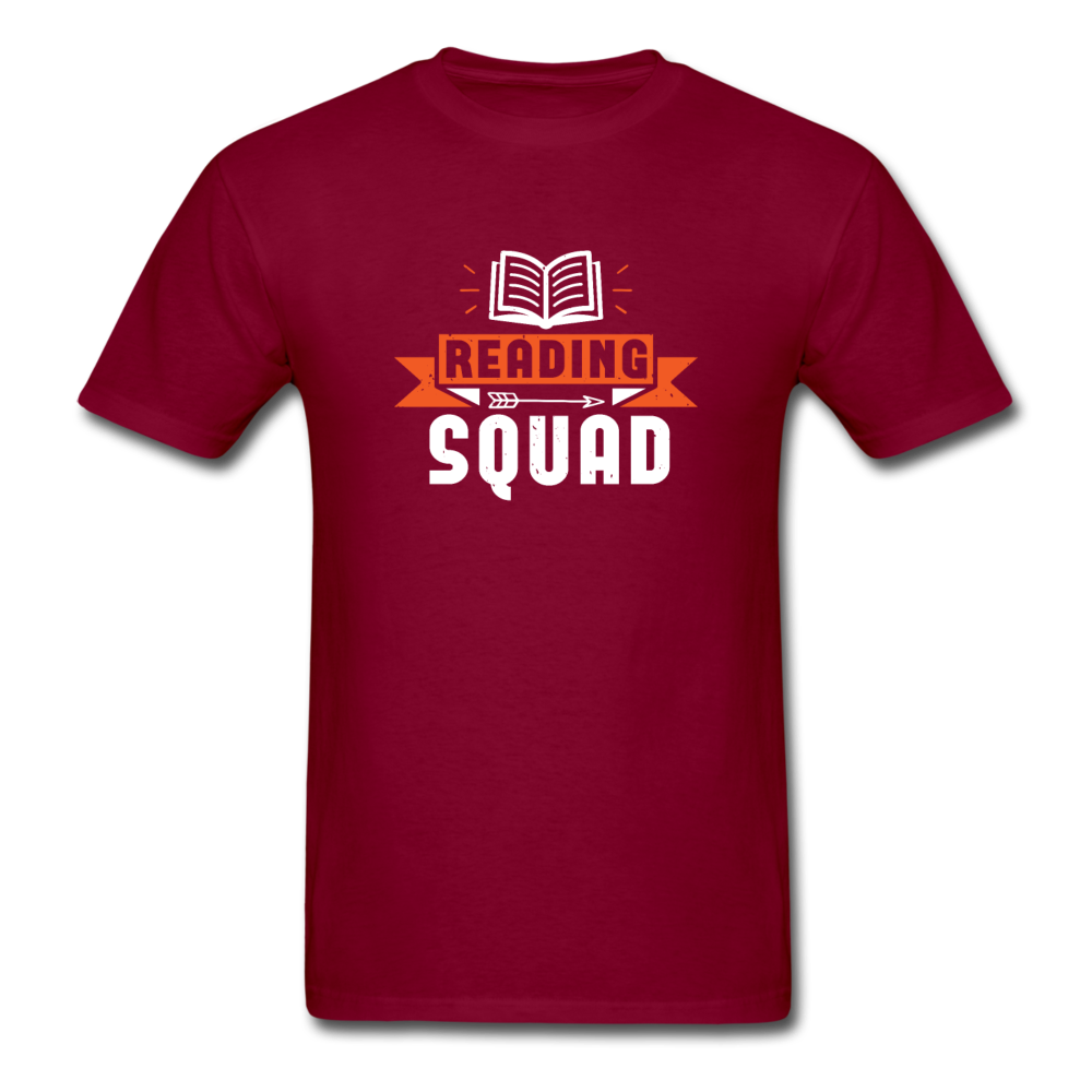 Unisex Classic Reading Squad T-Shirt - burgundy