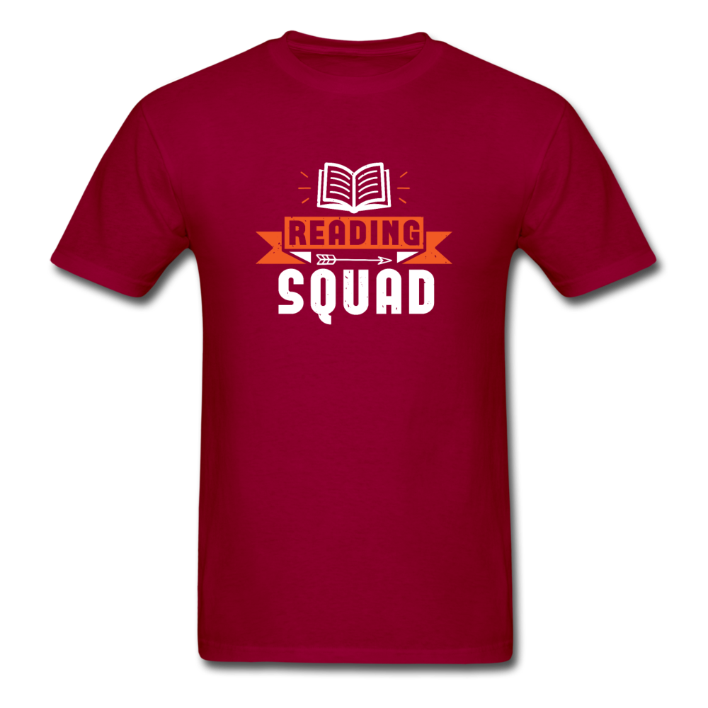Unisex Classic Reading Squad T-Shirt - dark red