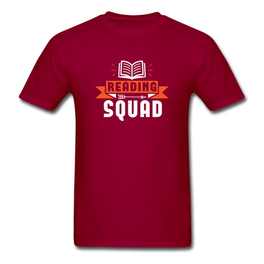 Unisex Classic Reading Squad T-Shirt - dark red