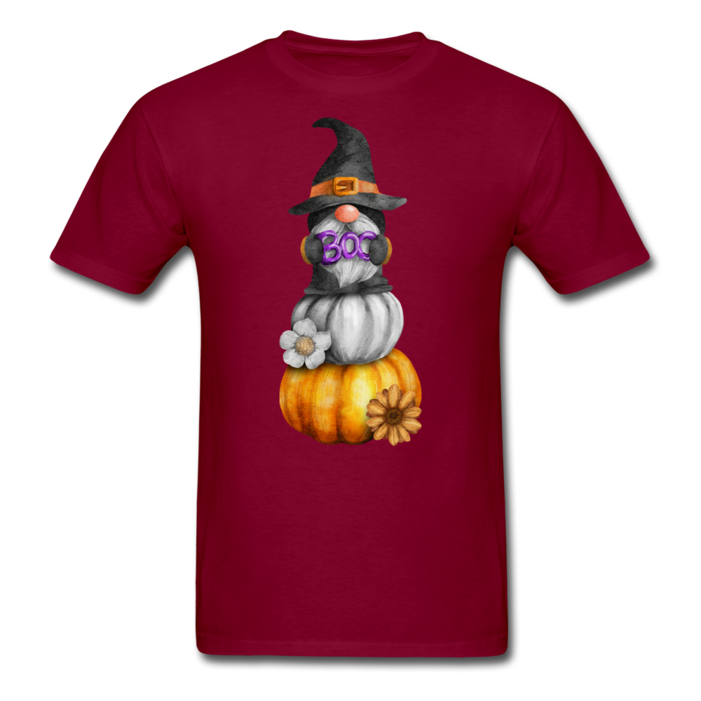 Unisex Classic Boo Gnome T-Shirt - burgundy