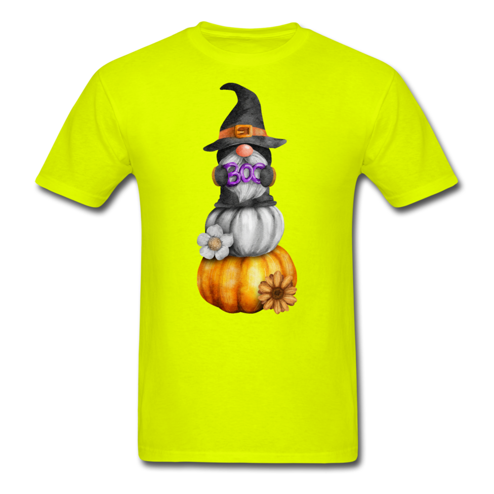 Unisex Classic Boo Gnome T-Shirt - safety green