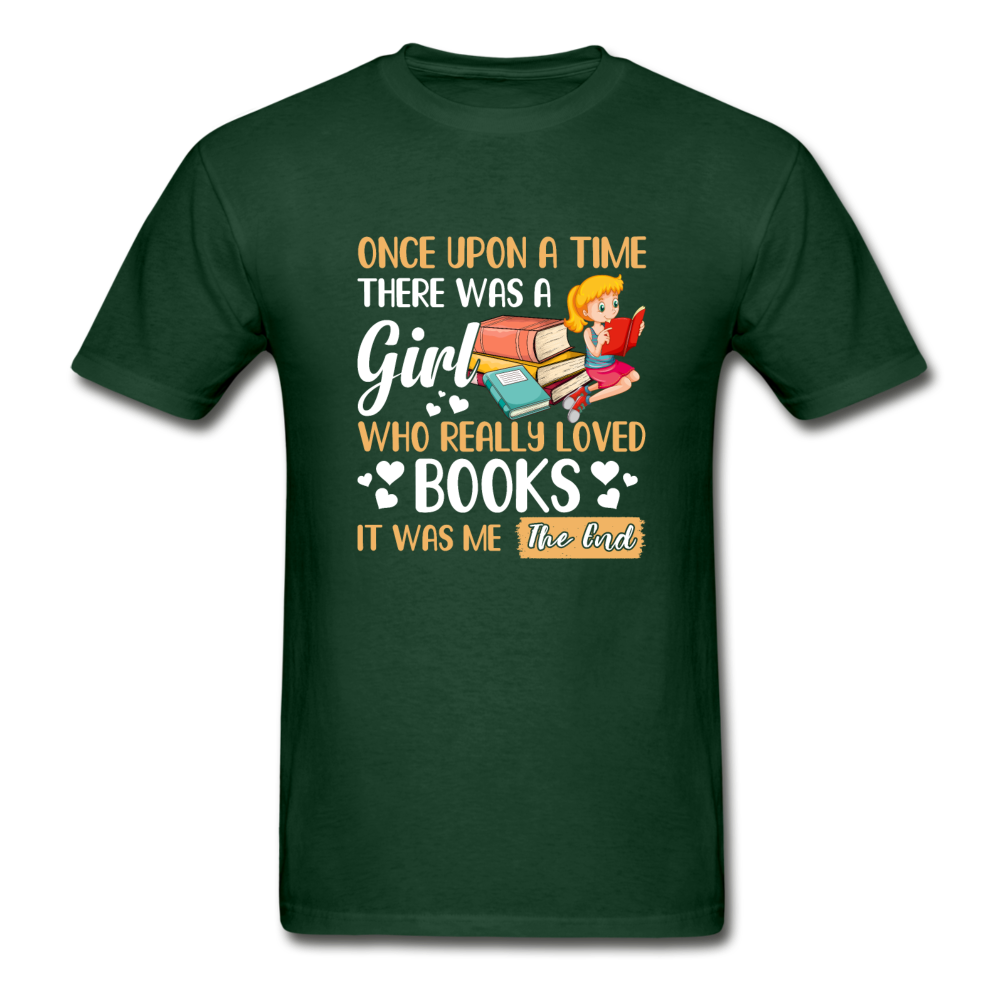 Gildan Ultra Cotton Adult Once Upon a Time T-Shirt - forest green