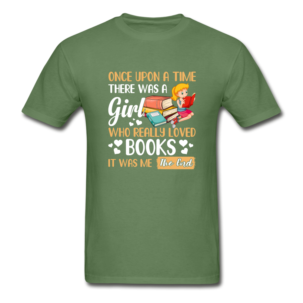 Gildan Ultra Cotton Adult Once Upon a Time T-Shirt - military green
