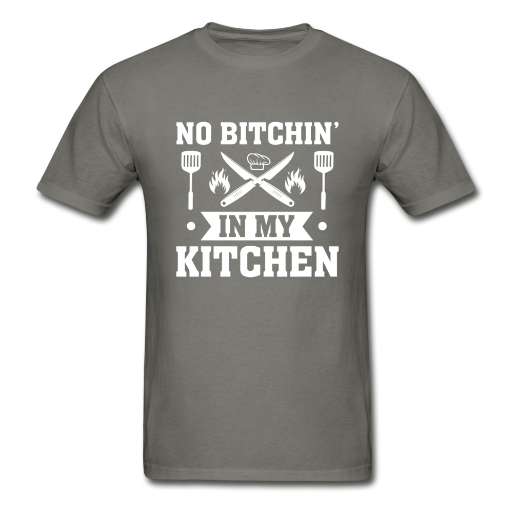 Gildan Ultra Cotton Adult No Bitchin' in My Kitchen T-Shirt - charcoal