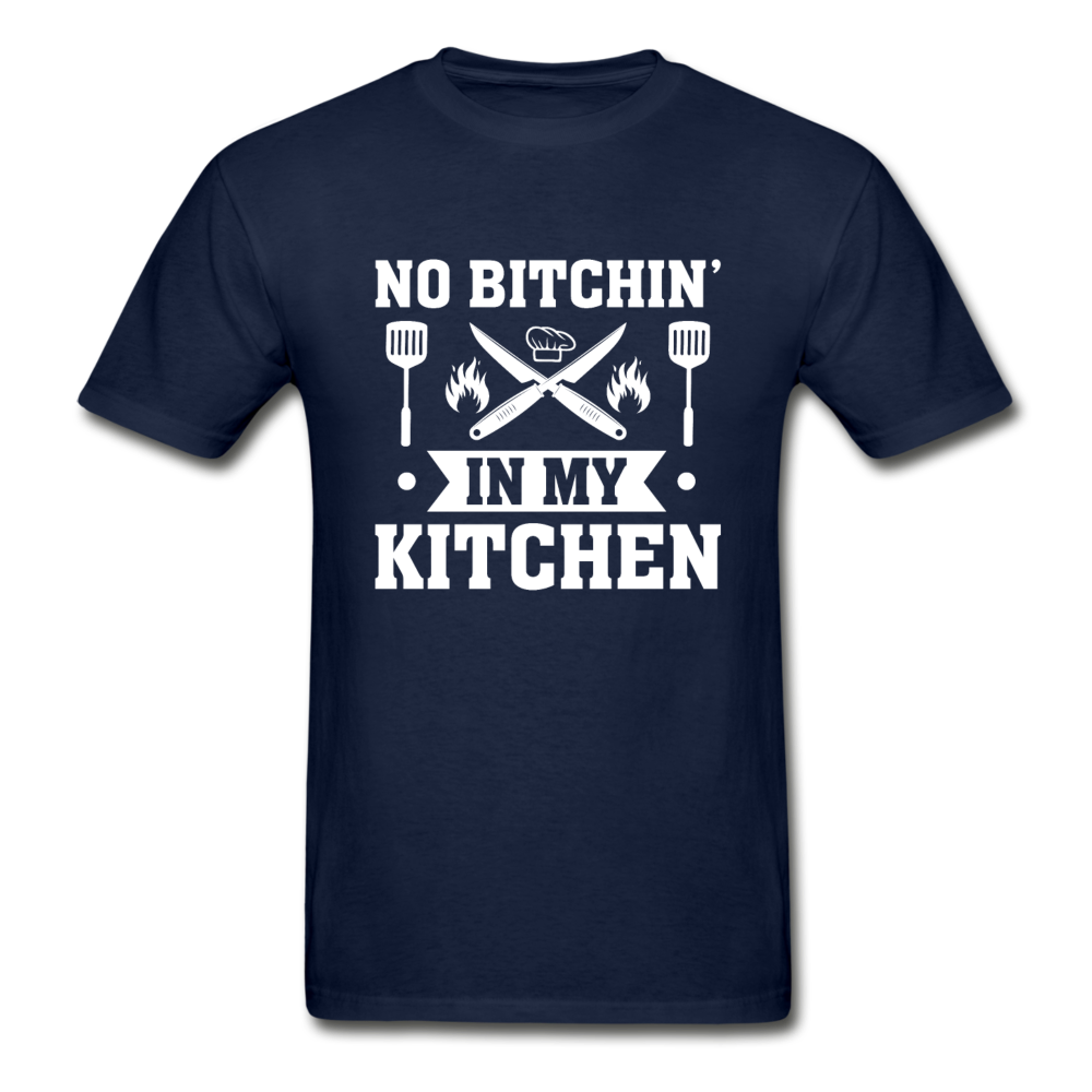 Gildan Ultra Cotton Adult No Bitchin' in My Kitchen T-Shirt - navy