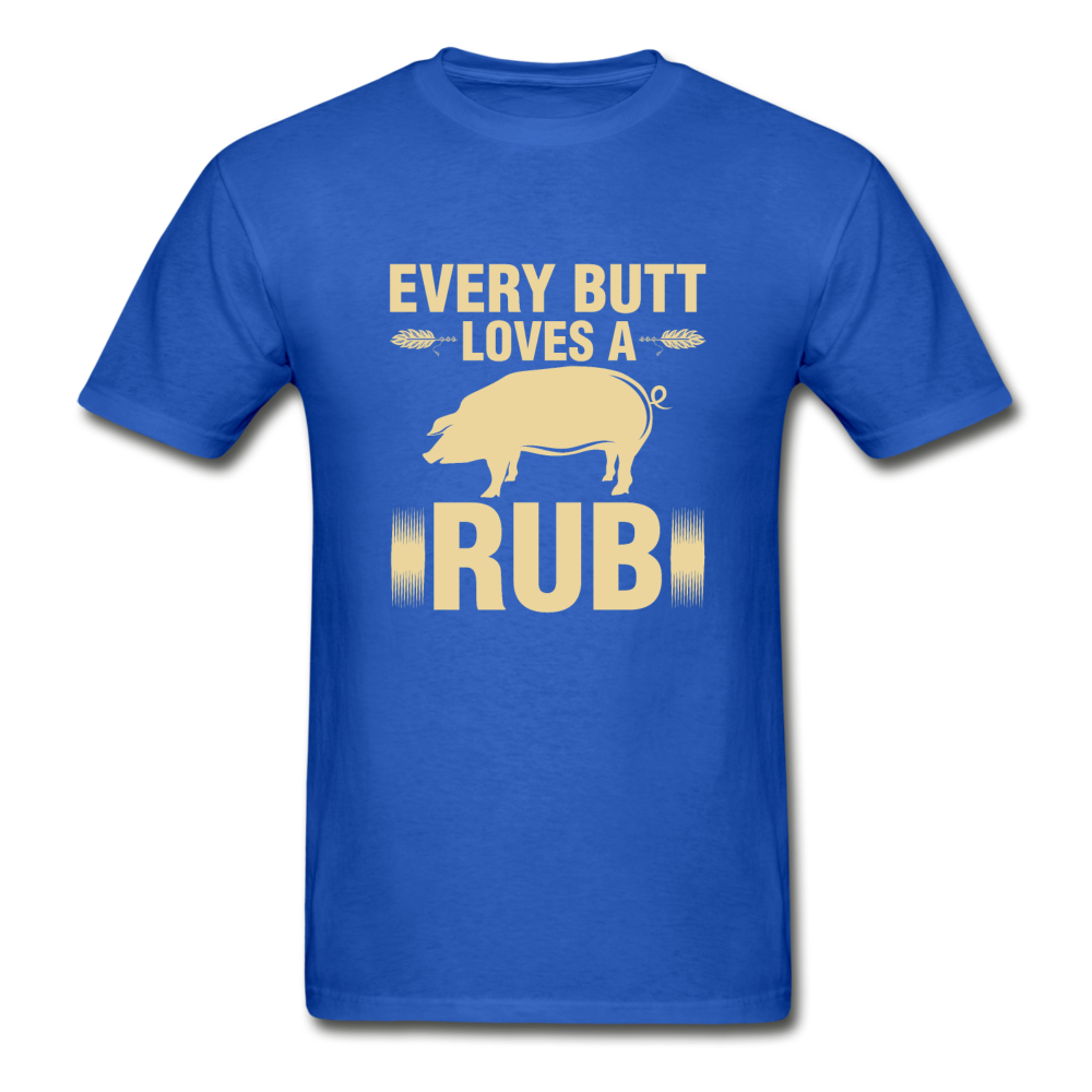 Gildan Ultra Cotton Adult Butt Rub T-Shirt - royal blue