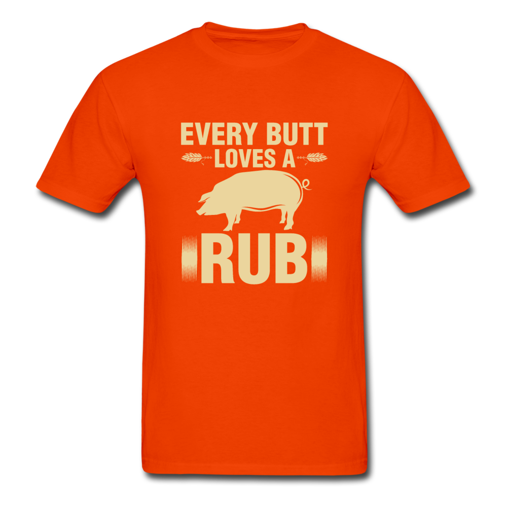 Gildan Ultra Cotton Adult Butt Rub T-Shirt - orange