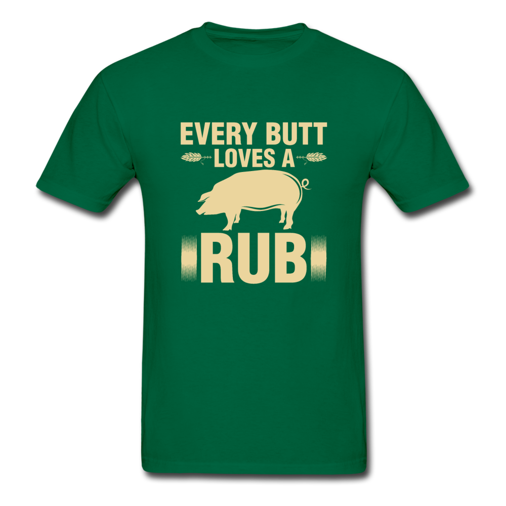Gildan Ultra Cotton Adult Butt Rub T-Shirt - bottlegreen