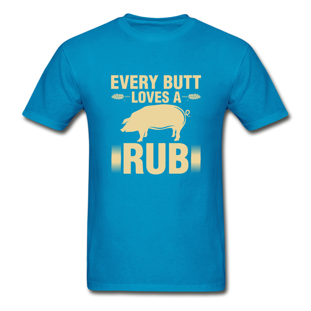 Gildan Ultra Cotton Adult Butt Rub T-Shirt - turquoise