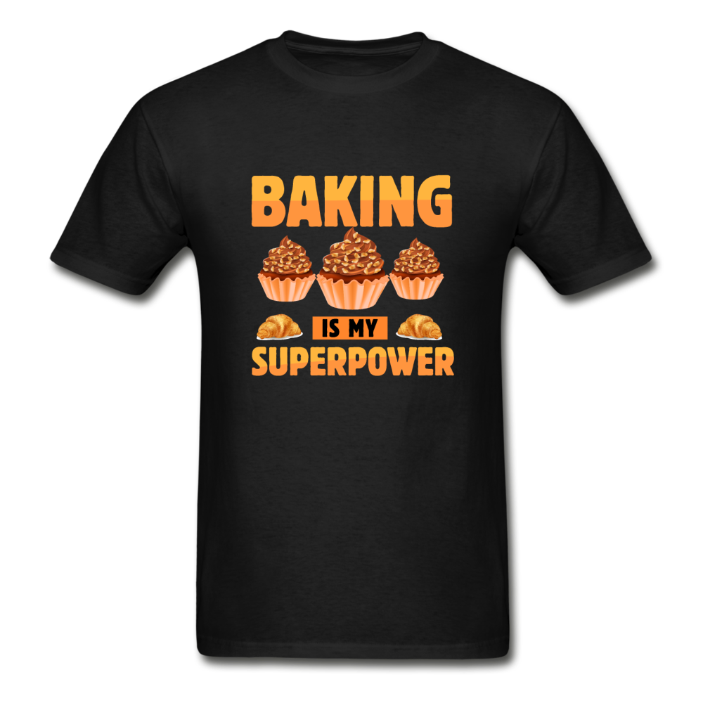 Gildan Ultra Cotton Adult Baking Superpower T-Shirt - black