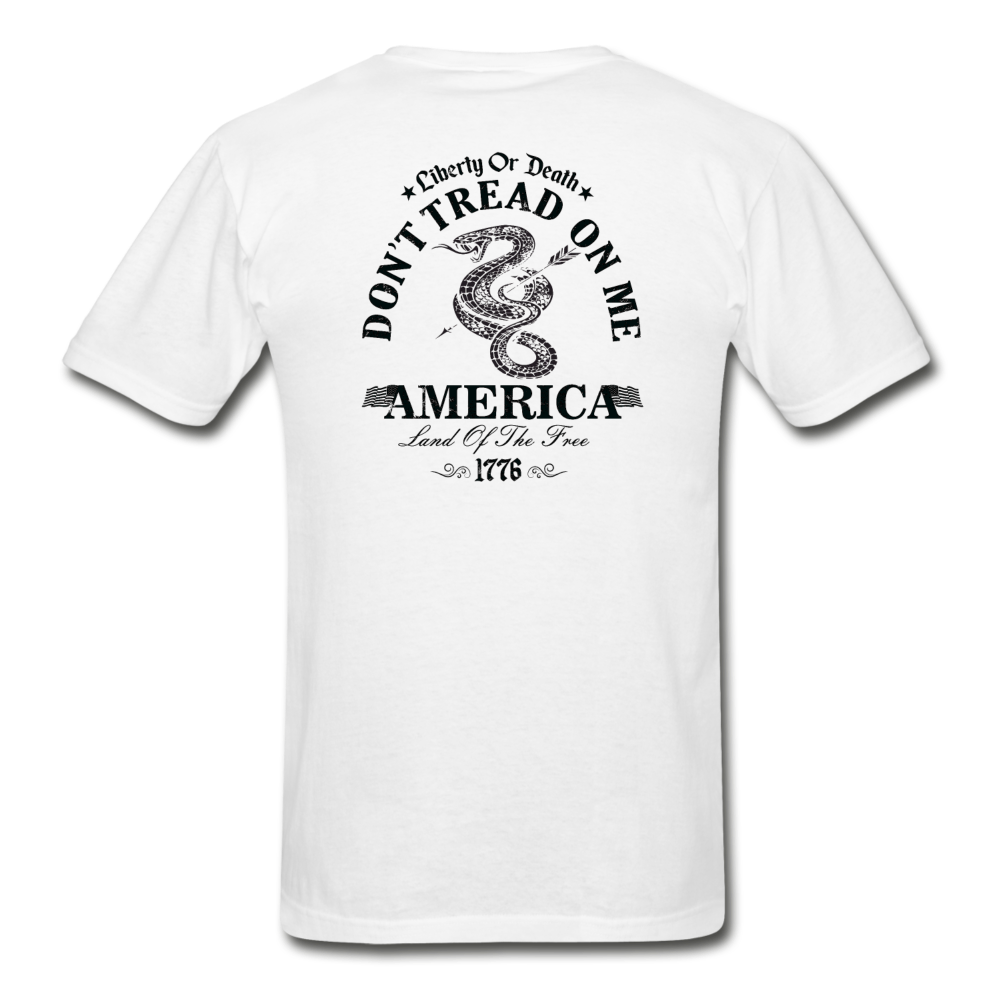 Limited Edition Gadsden Freedom (Gildan Ultra Cotton Adult T-Shirt) - white