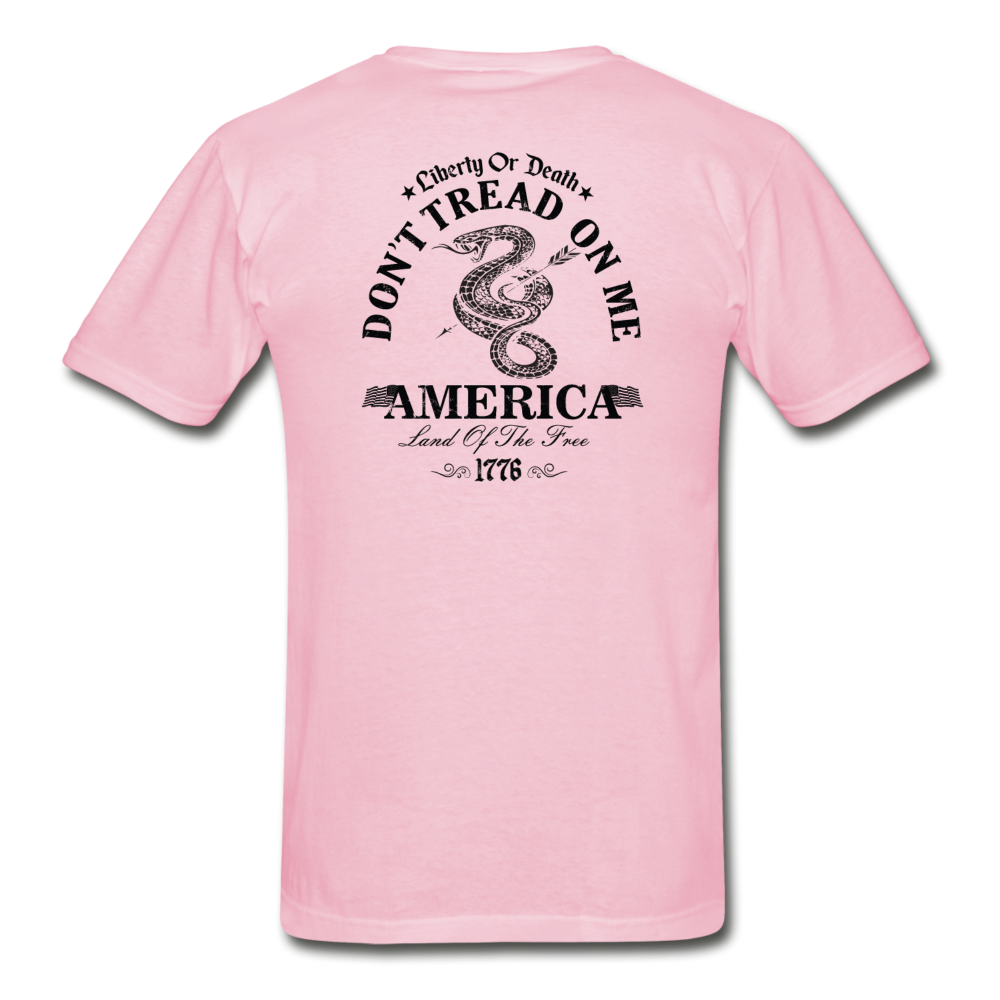 Limited Edition Gadsden Freedom (Gildan Ultra Cotton Adult T-Shirt) - light pink