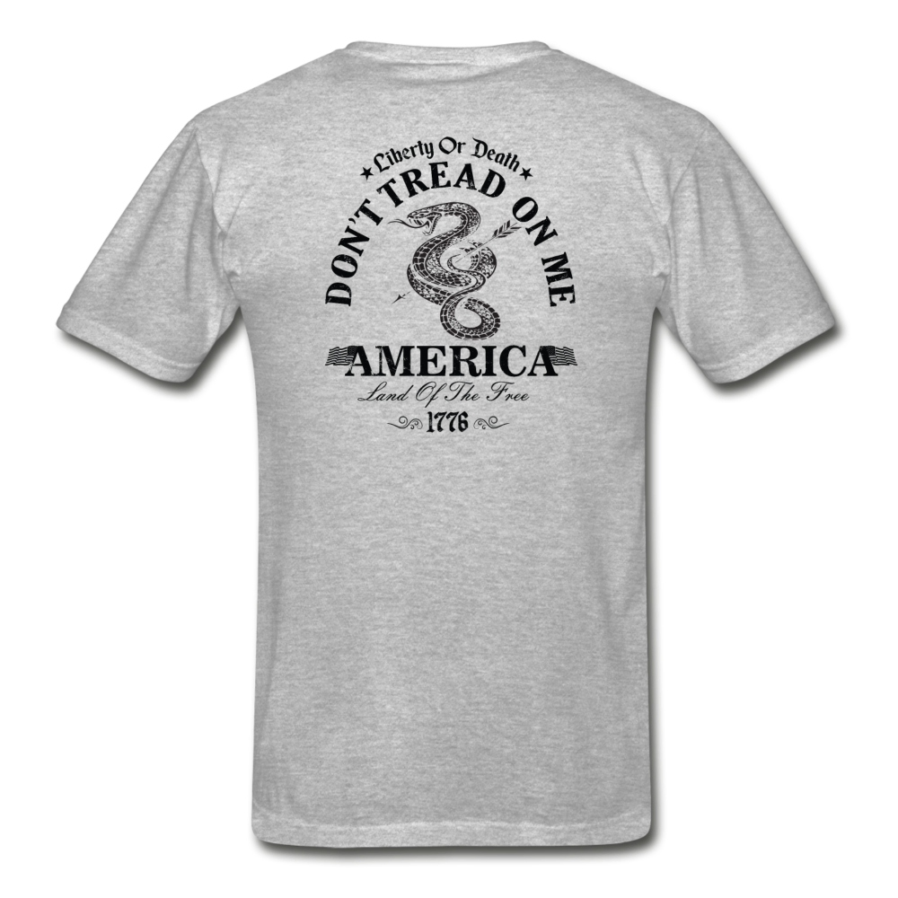 Limited Edition Gadsden Freedom (Gildan Ultra Cotton Adult T-Shirt) - heather gray