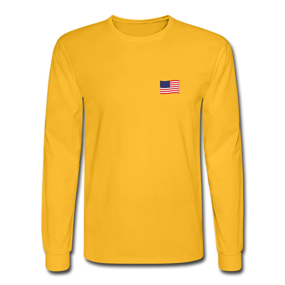 Limited Edition Gadsden Freedom (Men's Long Sleeve T-Shirt) - gold