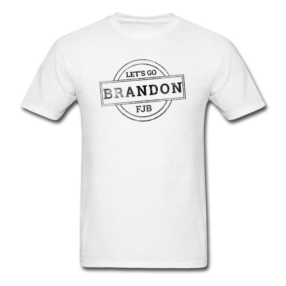 Let's Go, Brandon! T-Shirt - Dark on Light - white