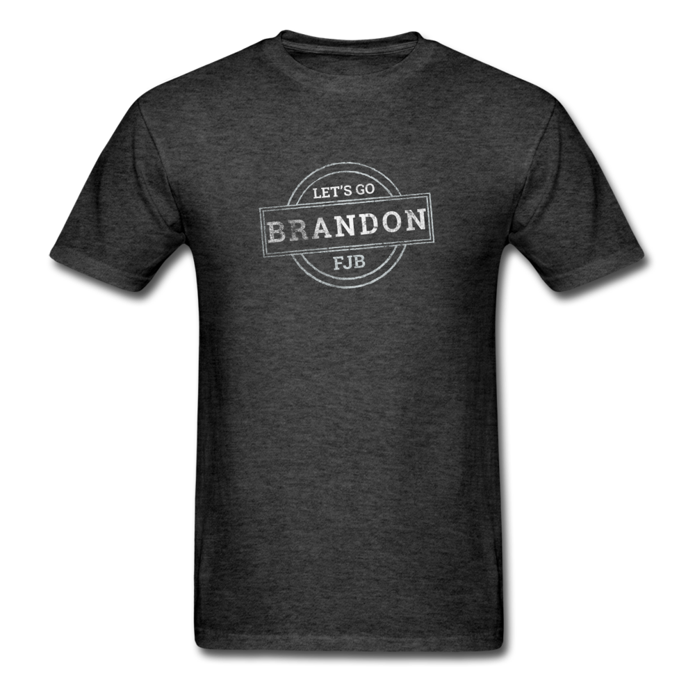 Let's Go, Brandon! T-Shirt (Light on Dark) - heather black