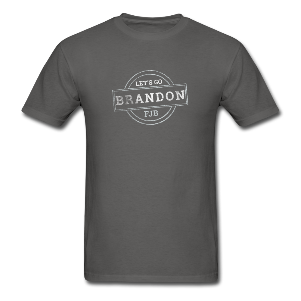 Let's Go, Brandon! T-Shirt (Light on Dark) - charcoal