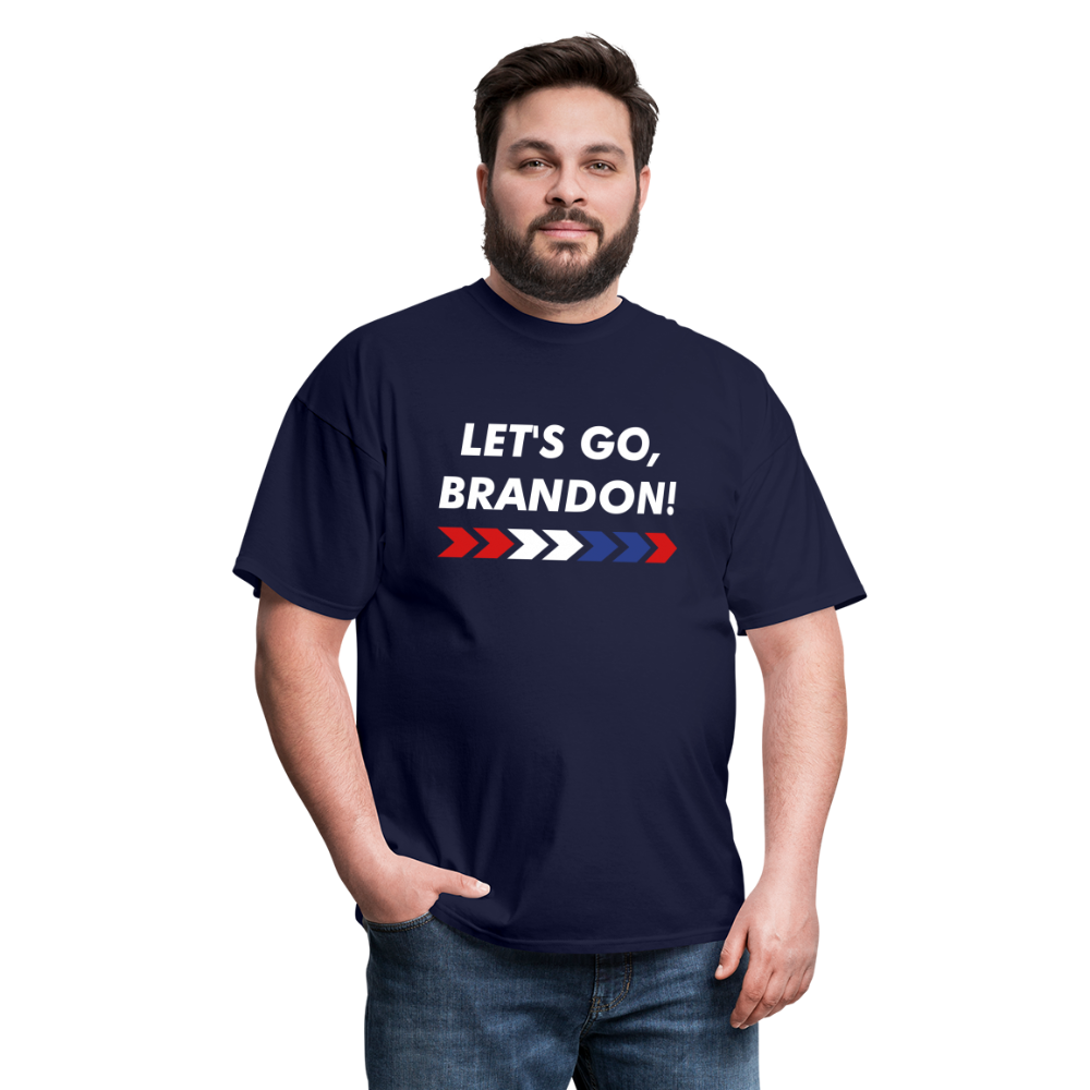 LET'S GO, BRANDON! Dark T-Shirt - navy